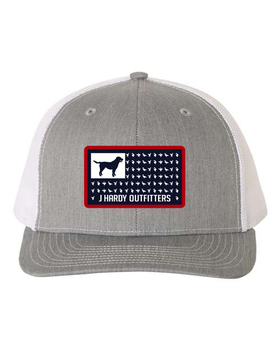 DOG AND DUCK FLAG AMERICANA HAT